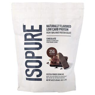 Isopure, 低碳水化合物蛋白質,黑巧克力味,1 磅(454 克)
