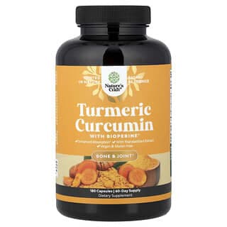 Nature's Craft, 含 BioPerine® 的姜黃素,180 粒膠囊