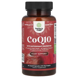 Nature's Craft, 輔酶 Q10,200 毫克,60 粒液體膠囊(每粒膠囊 100 毫克)