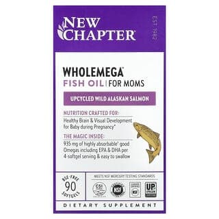 New Chapter, Wholemega 媽媽魚油,90 粒軟凝膠