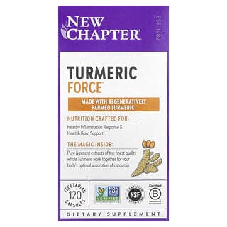 New Chapter, Turmeric Force 薑黃力量,120 粒素食膠囊