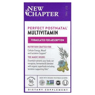 New Chapter, 優質產後酶 多維生素,96 片素食片