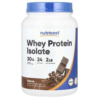 Nutricost, 分離乳清蛋白,摩卡味,2 磅(907 克)