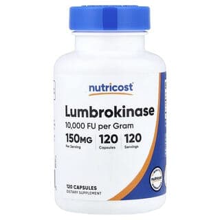 Nutricost, 蚓激酶,150 毫克,120 粒膠囊