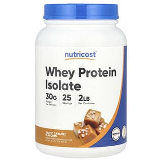 Nutricost, 分離乳清蛋白,鹹焦糖味,2 磅(907 克)