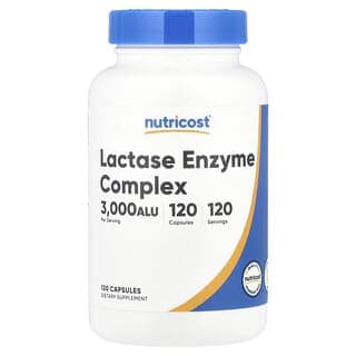 Nutricost, 乳糖酶複合物,3,000 ALU,120 粒膠囊