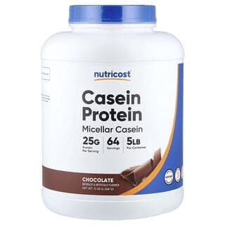 Nutricost, 酪蛋白,巧克力味,5 磅(2268 克)