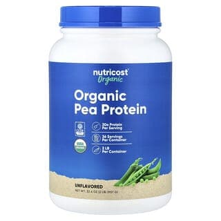 Nutricost, 有機豌豆蛋白質,原味,2 磅(907 克)