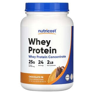 Nutricost, 乳清蛋白,巧克力 PB,2 磅(907 克)
