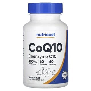 Nutricost, 輔酶 Q10,100 毫克,60 粒膠囊