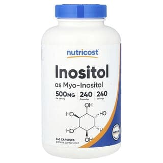 Nutricost, 肌醇,500 毫克,240 粒膠囊