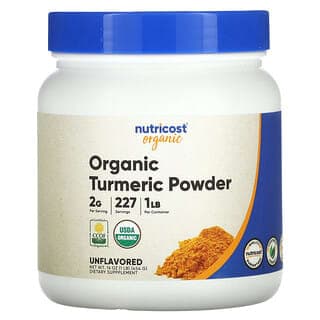 Nutricost, 有機薑黃粉,原味,16 盎司(454 克)