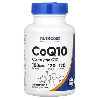 Nutricost, 輔酶 Q10,100 毫克,120 粒軟膠囊