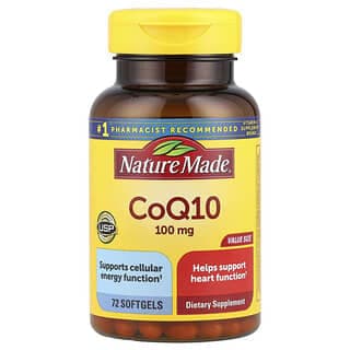 Nature Made, 輔酶 Q10,100 毫克,72 粒軟膠囊