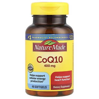 Nature Made, 輔酶 Q10,400 毫克,40 粒軟膠囊