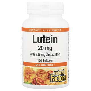 Natural Factors, 含玉米黃質的葉黃素,120 粒軟膠囊