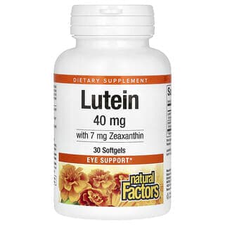 Natural Factors, 葉黃素,40 毫克,30 粒軟膠囊