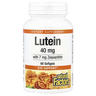 Natural Factors, 葉黃素,40 毫克,60 粒軟凝膠
