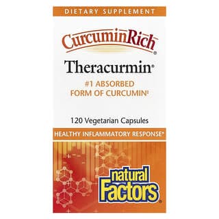 Natural Factors, CurcuminRich,Theracurmin,30 毫克,120 粒素食膠囊