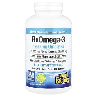Natural Factors, Rx Omega-3,240 粒軟膠囊(每粒軟膠囊 630 毫克)