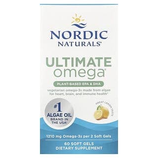 Nordic Naturals, Ultimate Omega®,植物基,60 粒軟膠囊