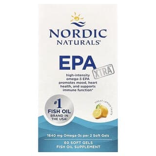Nordic Naturals, EPA Xtra,大檸檬味,60 粒軟膠囊