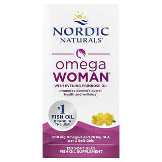 Nordic Naturals, 歐米伽女性,含月見草精油,120 粒軟凝膠