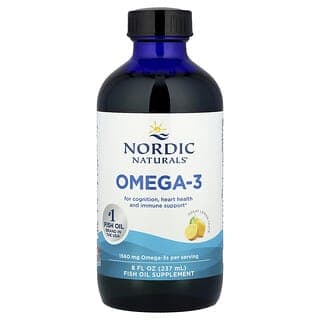 Nordic Naturals, Omega-3 脂肪酸,檸檬味,1,560 毫克,8 液量盎司(237 毫升)