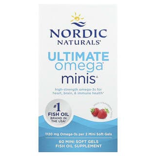 Nordic Naturals, Ultimate Omega® 2X,草莓味,60 粒迷你軟膠囊(每粒軟膠囊 560 毫克)
