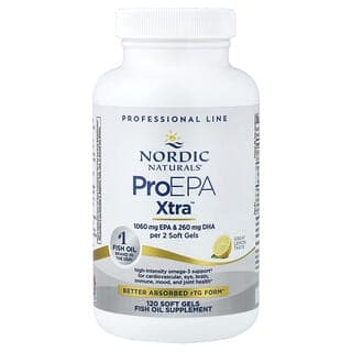 Nordic Naturals, ProEPA Xtra™,檸檬,120 粒軟膠囊
