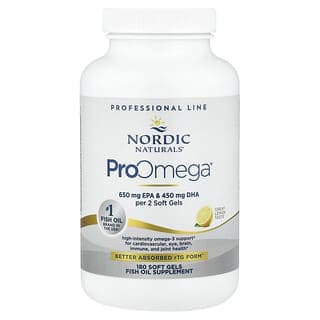Nordic Naturals, ProOmega® 軟膠囊,檸檬味,180 粒(每粒 640 毫克)