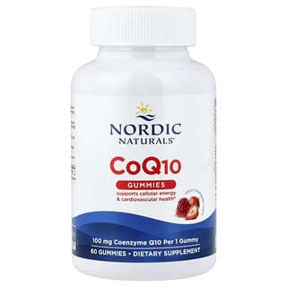 Nordic Naturals, 輔酶 Q10 軟糖,草莓味,100 毫克,60 粒軟糖