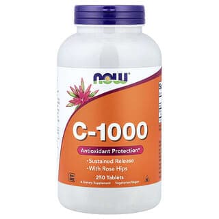 NOW Foods, C-1000,250 片