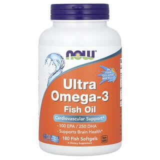 NOW Foods, Ultra Omega-3 魚油,180 粒魚軟膠囊