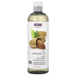 NOW Foods, Solutions,甜扁桃油,全保濕油,無香型,16 液量盎司(473 毫升)