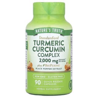 Nature's Truth, 薑黃素複合物加 BioPerine® 黑胡椒提取物,90 粒速釋膠囊