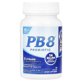 Nutrition Now, PB 8™,益生菌,140 億,60 粒膠囊