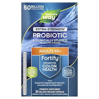 Nature's Way, Fortify®,特強型益生菌,50 歲以上成年人,500 億,30 粒緩釋膠囊