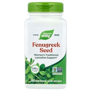 Nature's Way, 胡蘆巴籽,180 粒全素膠囊(每粒膠囊 565 毫克)