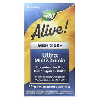 然萃維, Alive!® 50 歲以上男性 Ultra 多維生素,60 片