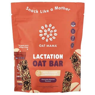 Oat Mama, 哺乳幫助燕麥棒,巧克力杏仁椰子,5 根,每根 1.27 盎司(35 克)