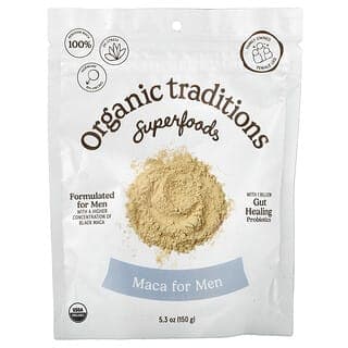 Organic Traditions, 男性專用含益生菌瑪卡,5.3 盎司(150 克)