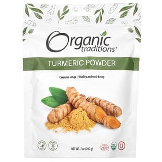 Organic Traditions, 薑黃粉,7 盎司(200 克)