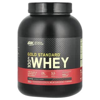 Optimum Nutrition, 金標準全乳清蛋白,咖啡味,5 磅(2.27 千克)