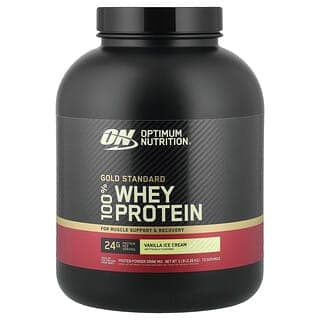 Optimum Nutrition, 金標準全乳清蛋白,香草霜淇淋味,5 磅(2.26 千克)