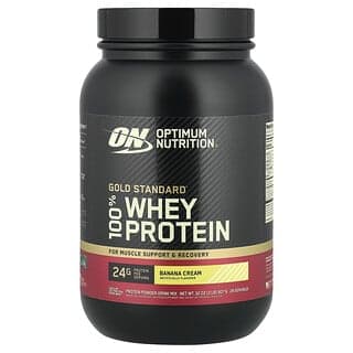 Optimum Nutrition, 金標準全乳清蛋白,香蕉奶油味,2 磅(907 克)
