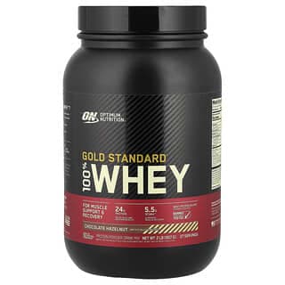 Optimum Nutrition, Gold Standard 全乳清蛋白,巧克力榛子味,2 磅(907 克)