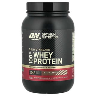 Optimum Nutrition, Gold Standard 全乳清蛋白,巧克力榛子味,2 磅(907 克)