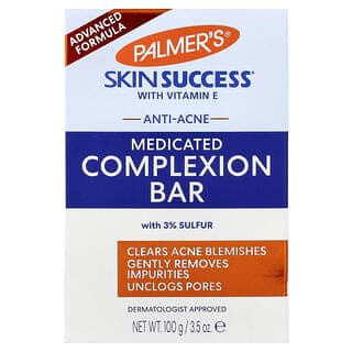 Palmer's, 含維生素 E 的 Skin Success®,抗痘,醫級複合塊皁,3.5 盎司(100 克)