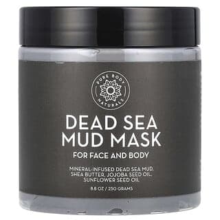 Pure Body Naturals, 死海泥面膜,8.8 盎司(250 克)